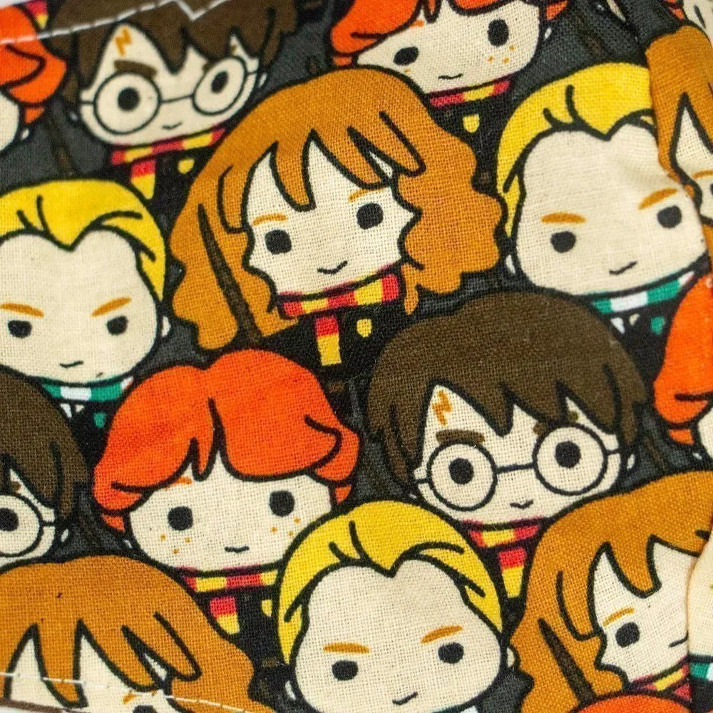 2 Harry Potter Chibi Face mask w nose wire for kids